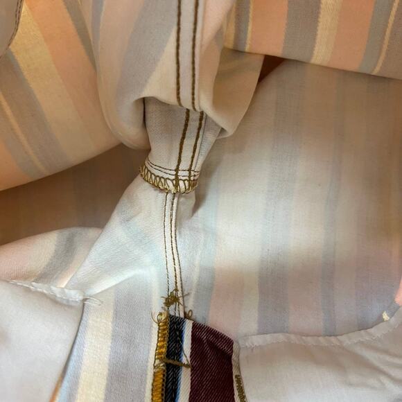 Frame Women's Le High Straight Jeans Size 28 (6) Painterly Stripe Streetwear - Picture 12 of 14